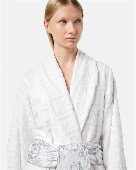 versace bathrobe china|I ♡ Baroque Bathrobe White .